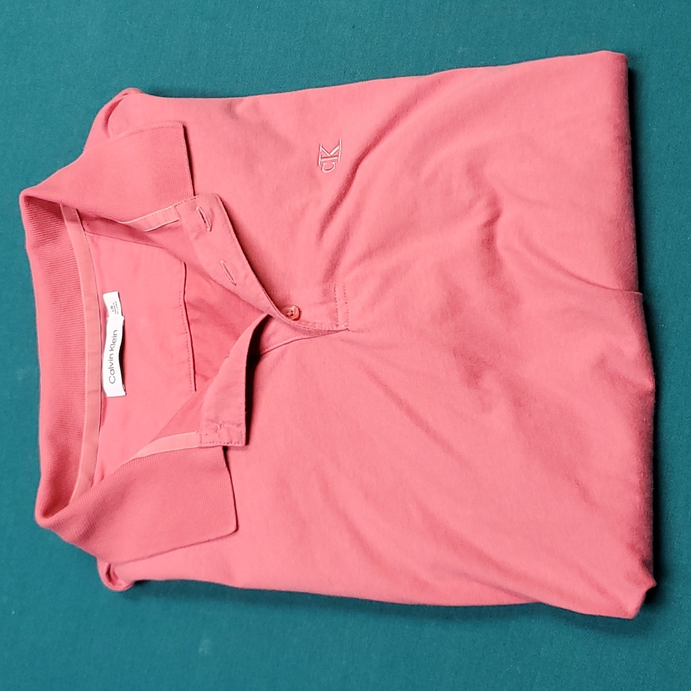 Salmon Pink Calvin Klein Shirt